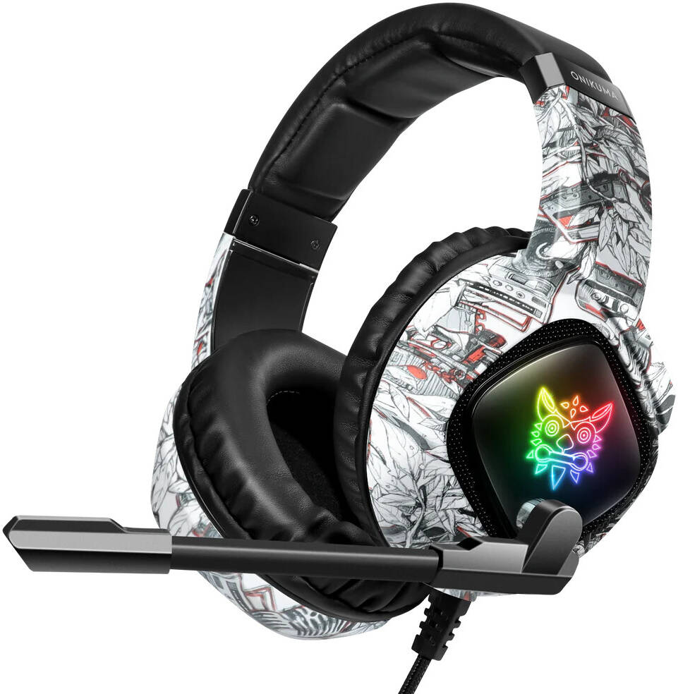 ONIKUMA K19 Professional Gaming Headphone with RGB LED Backlight - High-Quality Sound & Comfort - Saif Al Najmi Kw
